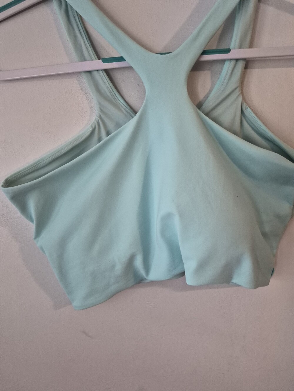 Lululemon Bend This V And Racer Bra Light Support Mint L/XL - Picture 6 of 12
